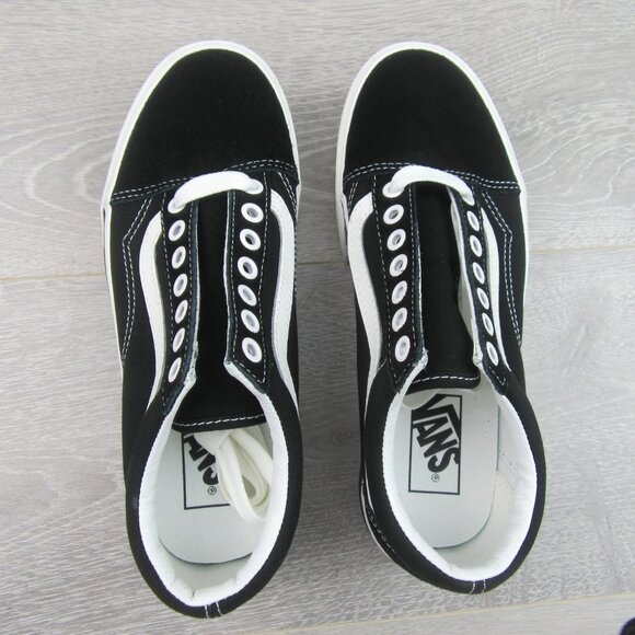Vans Old Skool Stackform Womens Size 8 Black White Sneakers NEW - Picture 10 of 15